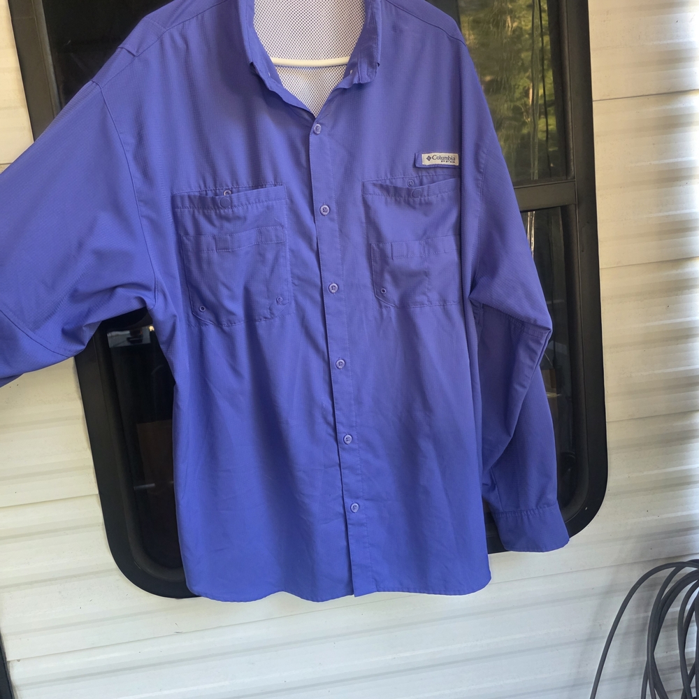 Columbia Blue Long-Sleeve Shirt